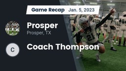 Recap: Prosper  vs. Coach Thompson 2023