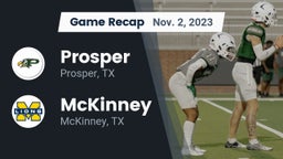 Recap: Prosper  vs. McKinney  2023