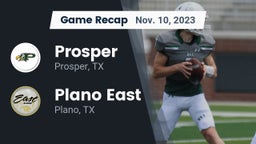 Recap: Prosper  vs. Plano East  2023