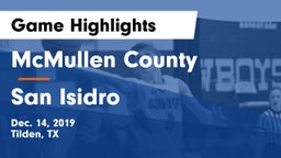 McMullen County  vs San Isidro Game Highlights - Dec. 14, 2019