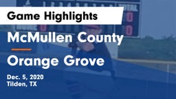 McMullen County  vs Orange Grove  Game Highlights - Dec. 5, 2020