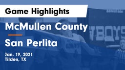McMullen County  vs San Perlita  Game Highlights - Jan. 19, 2021