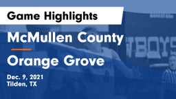 McMullen County  vs Orange Grove  Game Highlights - Dec. 9, 2021