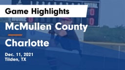 McMullen County  vs Charlotte  Game Highlights - Dec. 11, 2021