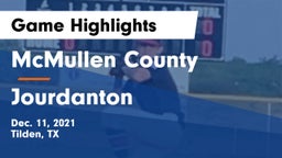 McMullen County  vs Jourdanton  Game Highlights - Dec. 11, 2021