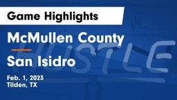 McMullen County  vs San Isidro  Game Highlights - Feb. 1, 2023