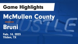 McMullen County  vs Bruni  Game Highlights - Feb. 14, 2023