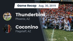 Recap: Thunderbird  vs. Coconino  2019