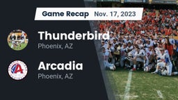 Recap: Thunderbird  vs. Arcadia  2023