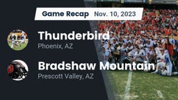 Recap: Thunderbird  vs. Bradshaw Mountain  2023