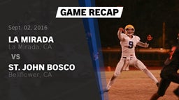 Recap: La Mirada  vs. St. John Bosco  2016