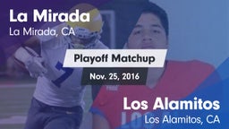 Matchup: La Mirada vs. Los Alamitos  2016