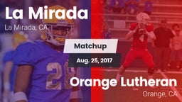 Matchup: La Mirada vs. Orange Lutheran  2017
