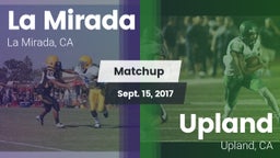 Matchup: La Mirada vs. Upland  2017