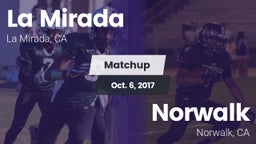 Matchup: La Mirada vs. Norwalk  2017