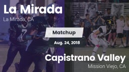 Matchup: La Mirada vs. Capistrano Valley  2018