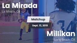 Matchup: La Mirada vs. Millikan  2019