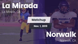 Matchup: La Mirada vs. Norwalk  2019