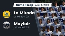 Recap: La Mirada  vs. Mayfair  2021