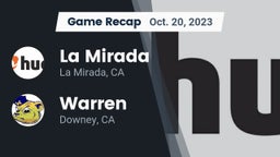 Recap: La Mirada  vs. Warren  2023