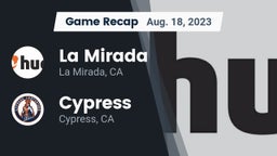 Recap: La Mirada  vs. Cypress  2023
