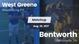 Matchup: West Greene vs. Bentworth  2017