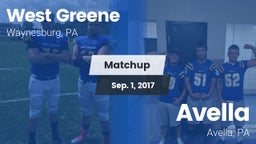 Matchup: West Greene vs. Avella  2017