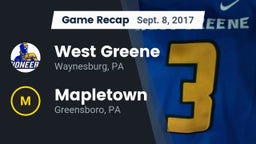 Recap: West Greene  vs. Mapletown  2017