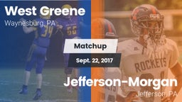 Matchup: West Greene vs. Jefferson-Morgan  2017