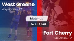 Matchup: West Greene vs. Fort Cherry  2017
