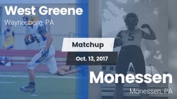 Matchup: West Greene vs. Monessen  2017
