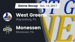 Recap: West Greene  vs. Monessen  2017