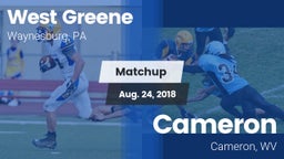 Matchup: West Greene vs. Cameron  2018