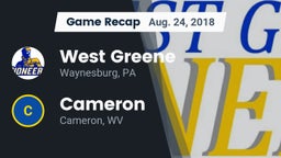 Recap: West Greene  vs. Cameron  2018
