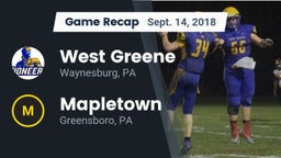 Recap: West Greene  vs. Mapletown  2018