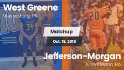Matchup: West Greene vs. Jefferson-Morgan  2018