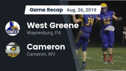 Recap: West Greene  vs. Cameron  2019