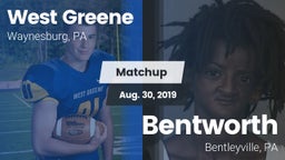Matchup: West Greene vs. Bentworth  2019