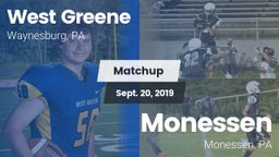 Matchup: West Greene vs. Monessen  2019