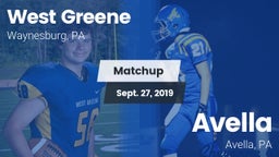 Matchup: West Greene vs. Avella  2019