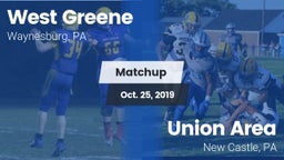 Matchup: West Greene vs. Union Area  2019