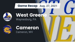 Recap: West Greene  vs. Cameron  2021