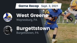 Recap: West Greene  vs. Burgettstown  2021
