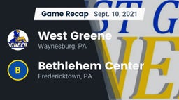 Recap: West Greene  vs. Bethlehem Center  2021