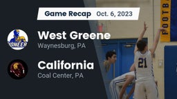 Recap: West Greene  vs. California  2023