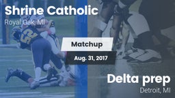 Matchup: Shrine Catholic vs. Delta prep  2017