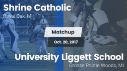 Matchup: Shrine Catholic vs. University Liggett School 2017