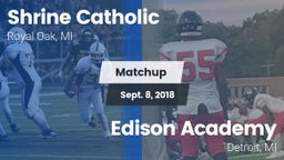 Matchup: Shrine Catholic vs.  Edison Academy  2018