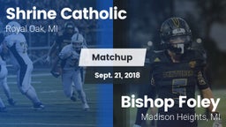 Matchup: Shrine Catholic vs. Bishop Foley  2018