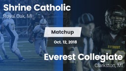 Matchup: Shrine Catholic vs. Everest Collegiate  2018
